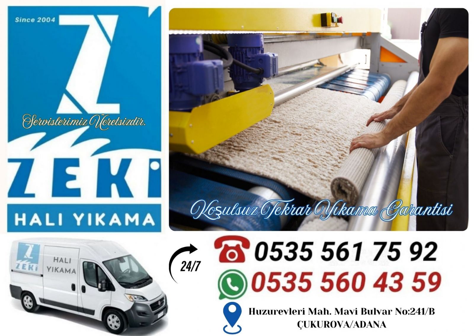 Huzurevleri Mahallesi Halı Yıkama