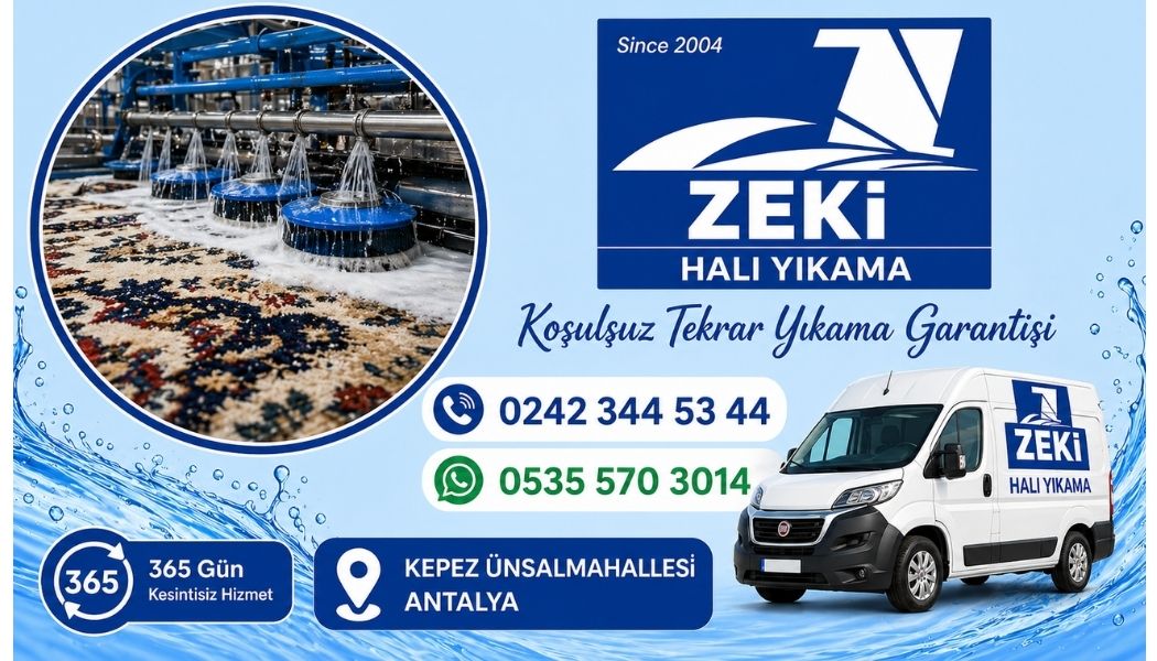 Kepez Ünsal Mahallesi Halı Yıkama Hizmeti