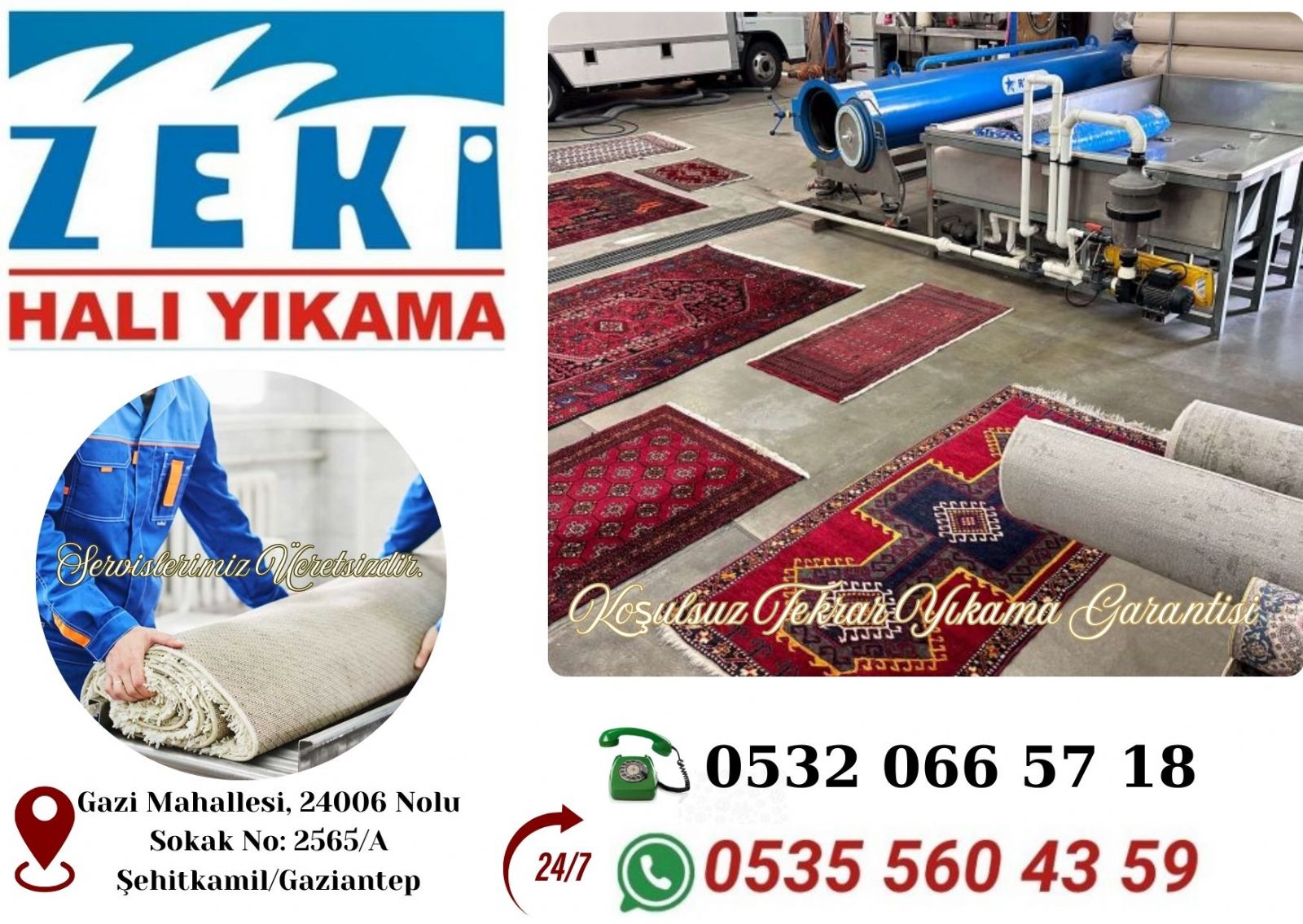 Şehitkamil Karacaoğlan Mahallesi Halı Yıkama 