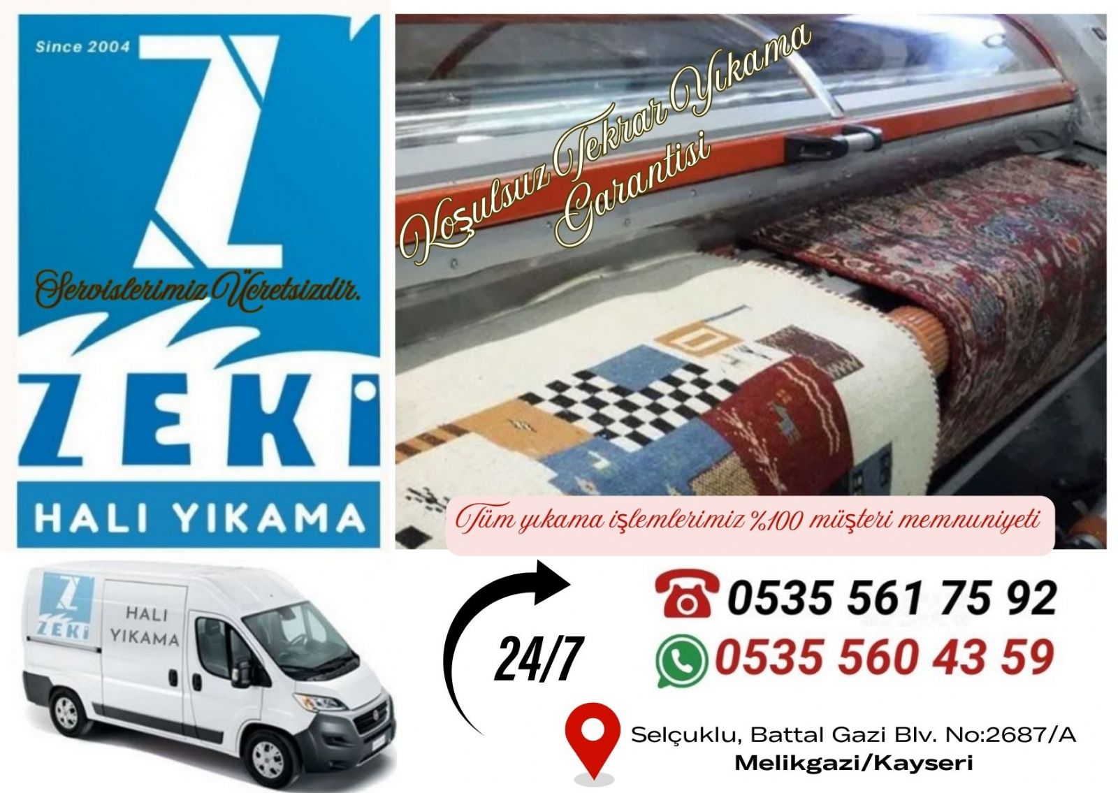 Kayseri Yıldırım Beyazıt Halı Yıkama