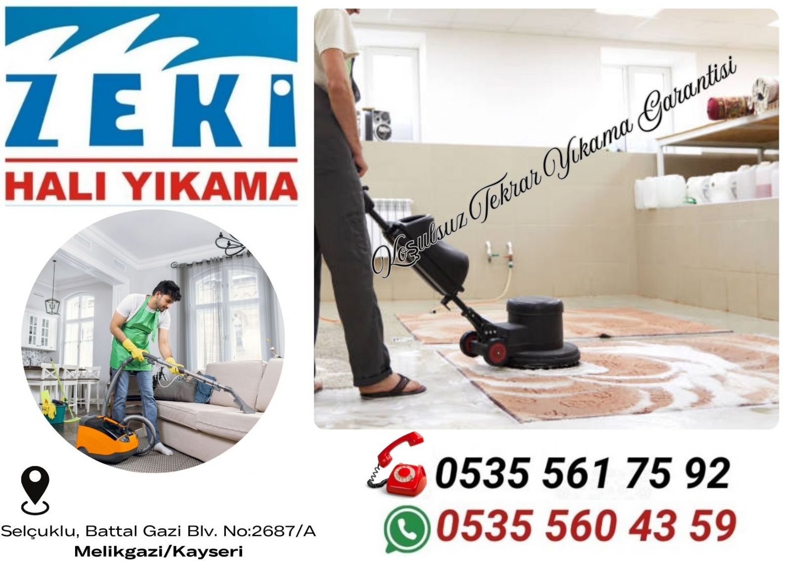 Melikgazi 19 Mayıs Mahallesi Halı Yıkama