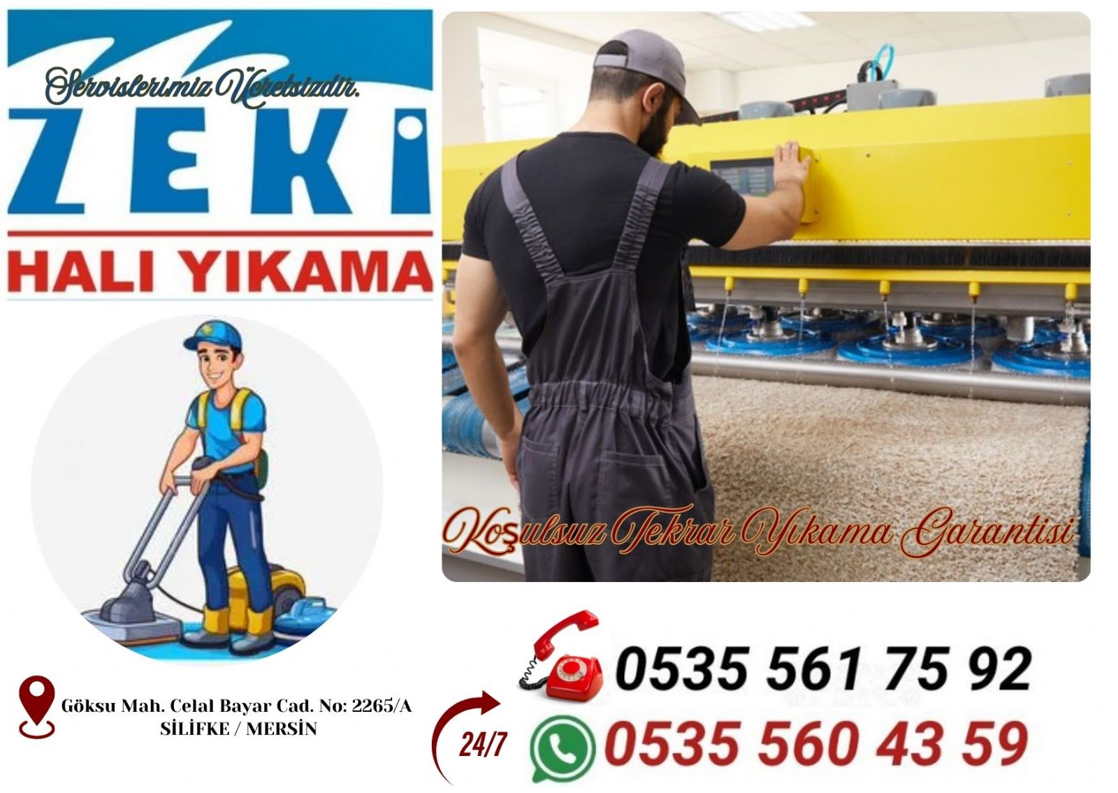 Silifke Gazi Mahallesi Halı Yıkama