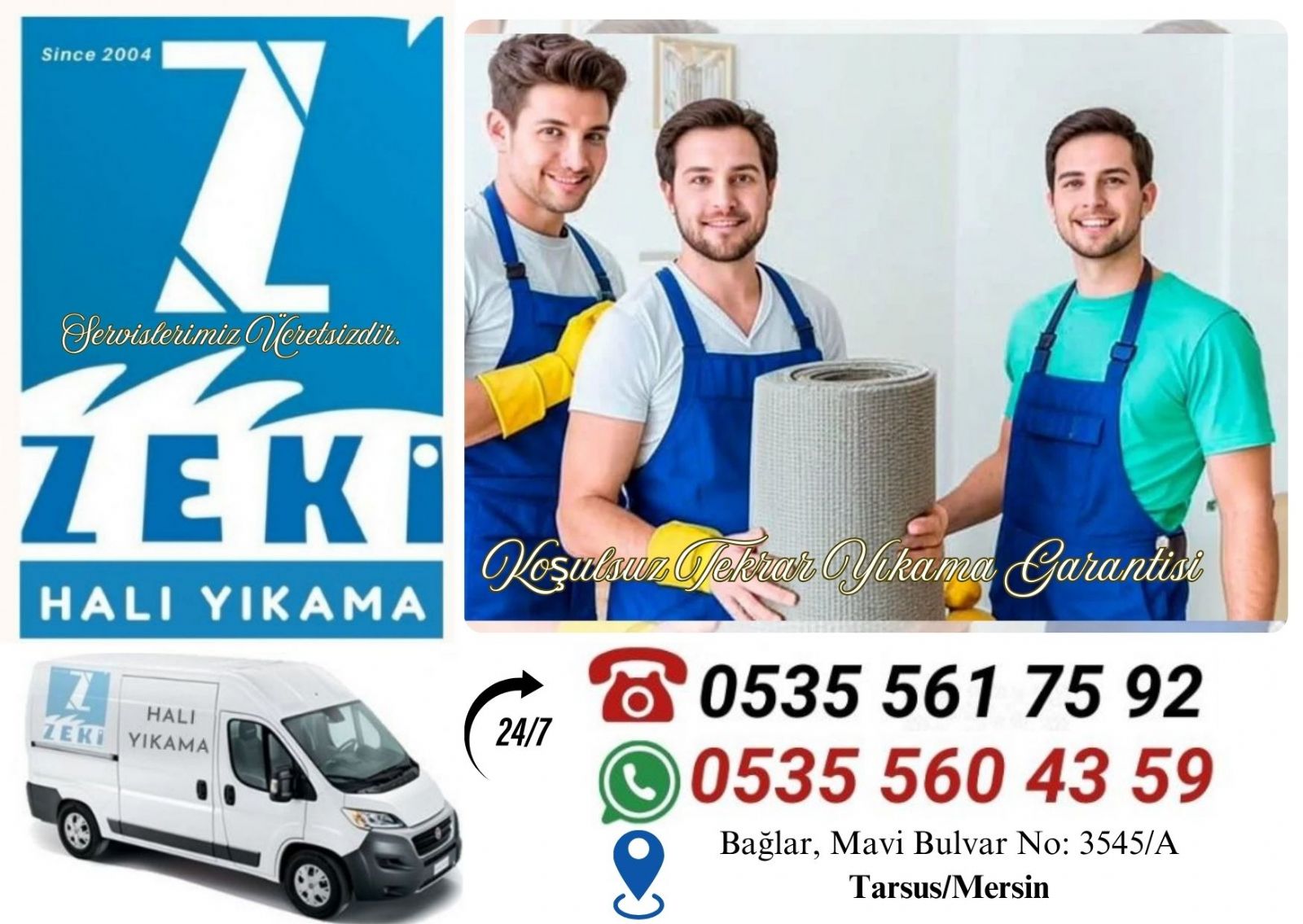 Tarsus Yeni Mahallesi Halı Yıkama