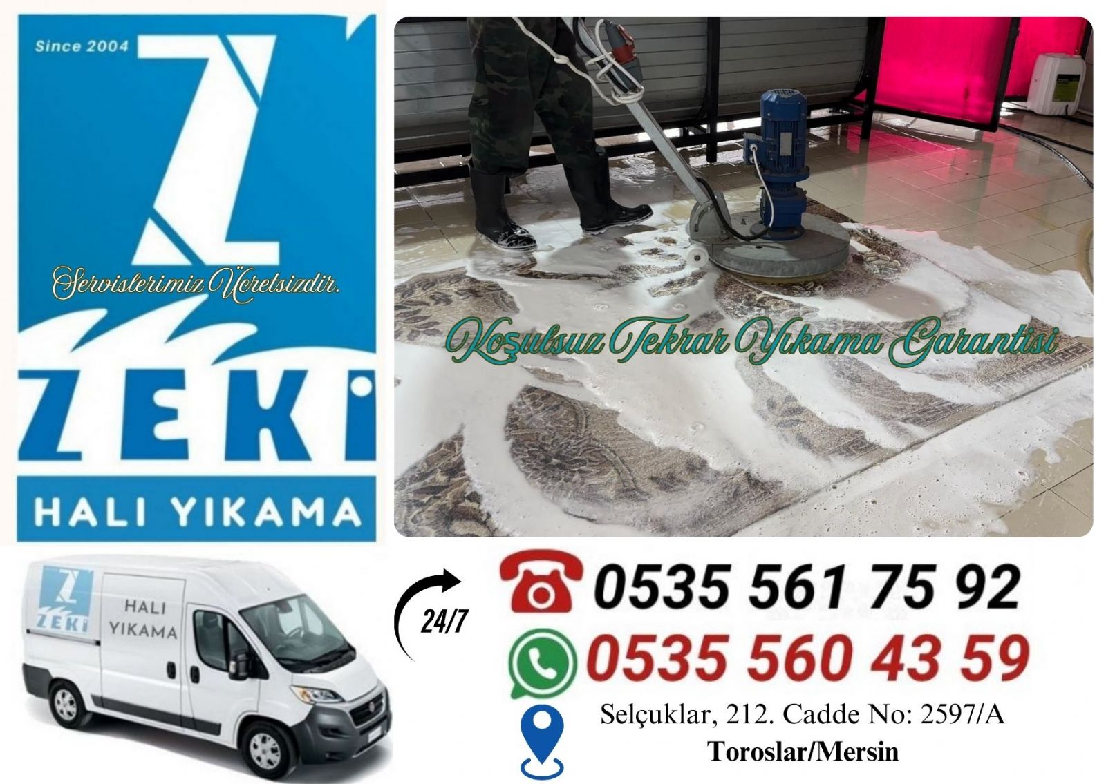 Toroslar Osmaniye Mahallesi Halı Yıkama