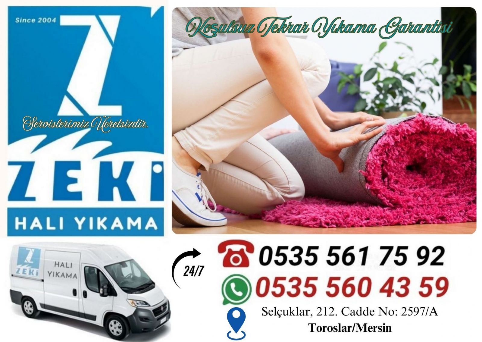 Toroslar Sağlık Mahallesi Halı Yıkama