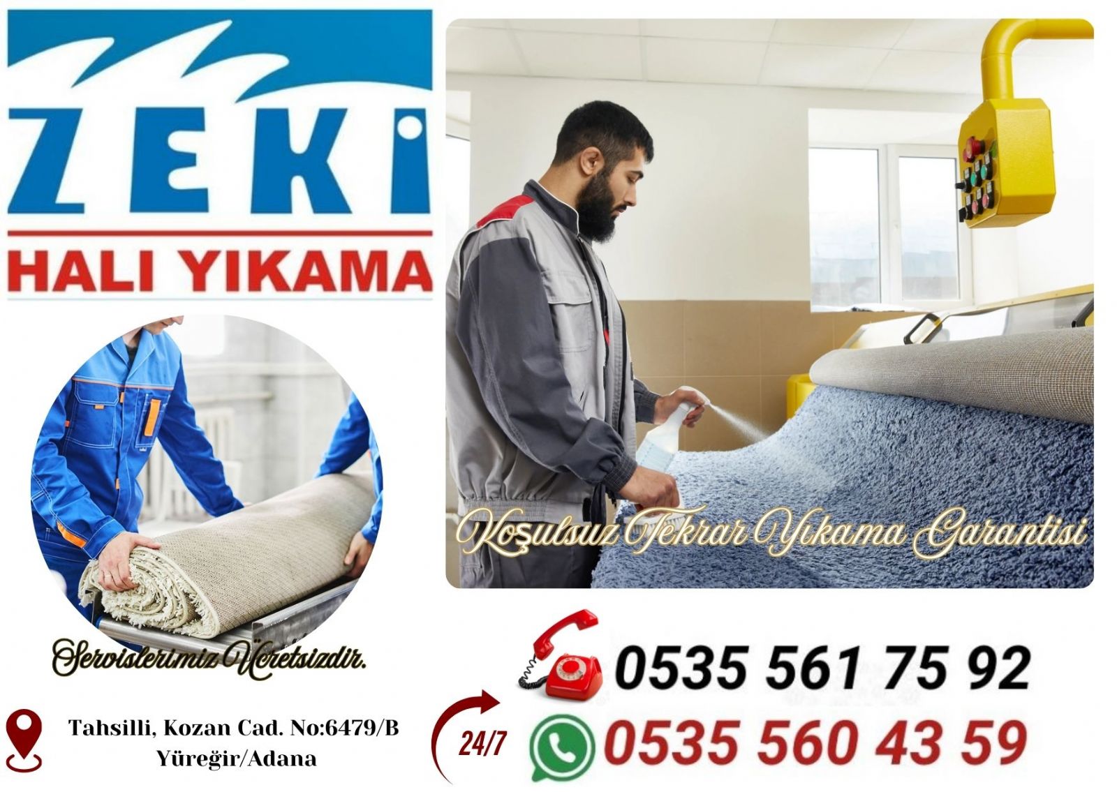 Adana Yenidoğan Mahallesi Halı Yıkama