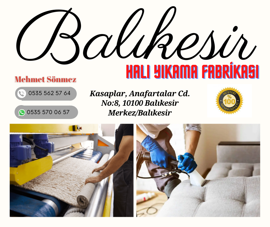 Balıkesir Halı Yıkama