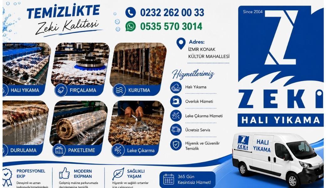 Konak Kültür Mahallesi'nde Profesyonel Halı Yıkama Hizmeti 