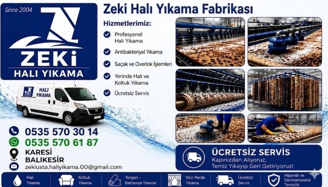  Karesi Profesyonel Halı Yıkama Fabrikası ve Derinlemesine Hijyen Rehberi
