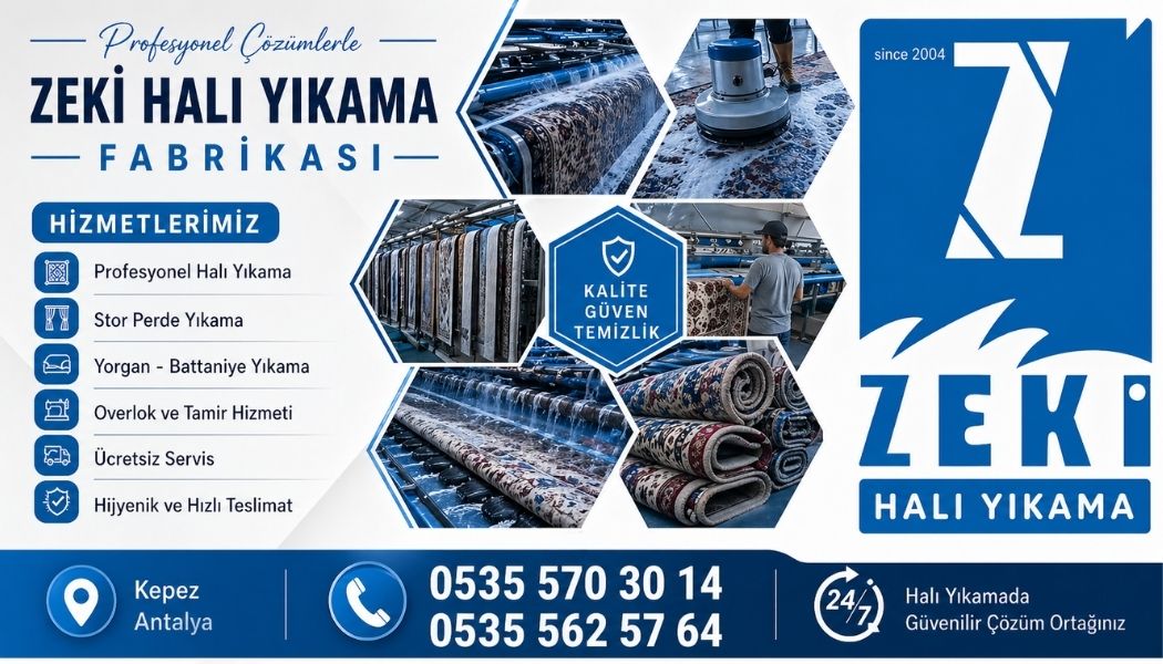 kepez halı yıkama
