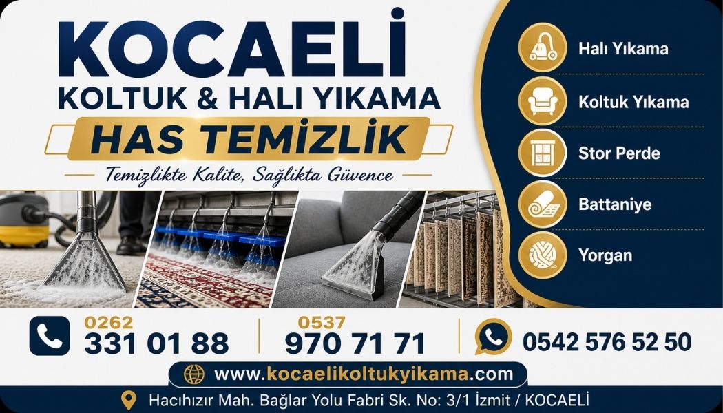 İzmit Yenişehir Mahallesi Halı Yıkama