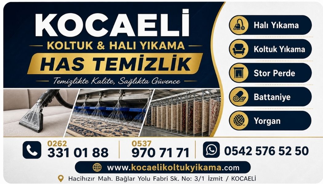 İzmit Gündoğdu Mahallesi Halı Yıkama