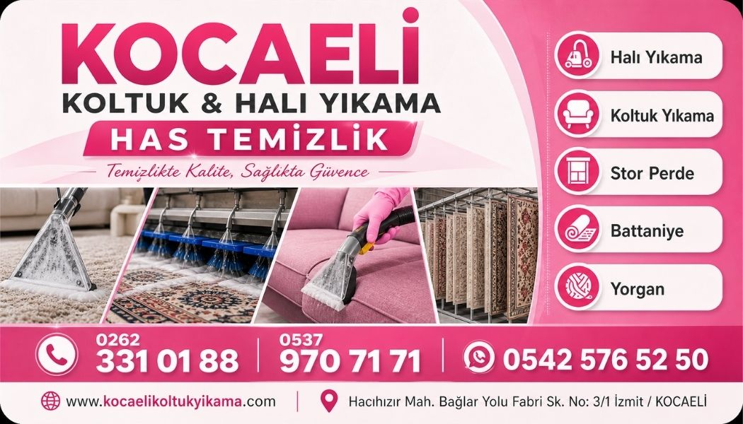 İzmit Kuruçeşme Mahallesi Halı Yıkama