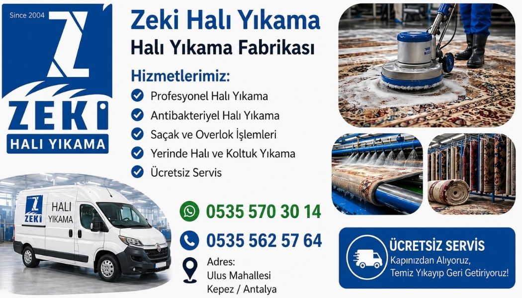 Kepez Ulus Mahallesi Halı Yıkama Hizmeti