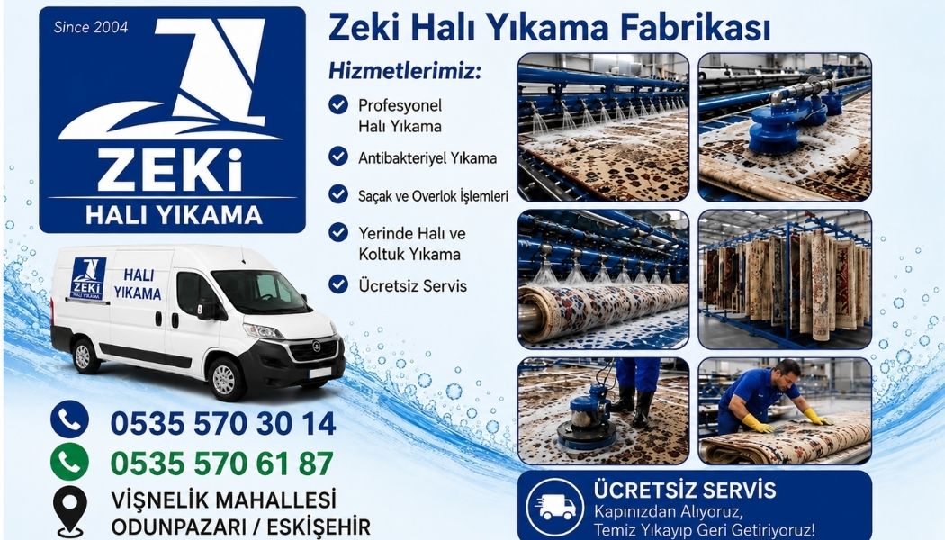Odunpazarı Vişnelik Mahallesi Halı Yıkama Hizmeti